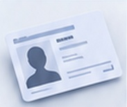 ID Cards material application illustration